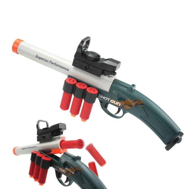 Shell Ejecting Toy Foam Blaster Soft Bullet Toy Gun – Pull Loading, Soft Dart Blaster with Open-Chamber Ejection for 14+ Years Old